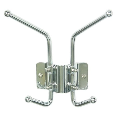 Garment Hook, 6 1/2 in W, Steel MPN:45NG74