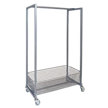 Mobile Hang Rail Rack, 36x17x55 MPN:DRR-36