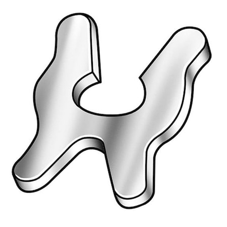 External Retaining Ring, Steel, Zinc Plated Finish, 100 PK MPN:5CE79