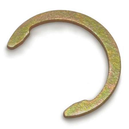 External Retaining Ring, Steel, Zinc Yellow Finish, 50 PK MPN:C-100ST ZD