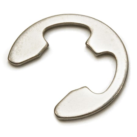 External-E E-Clip, Stainless Steel, Plain Finish, 100 PK MPN:E-9SS