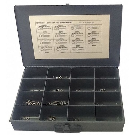 External Retaining Ring Assortment, Steel, Phosphate Finish MPN:JBDL24ESR25