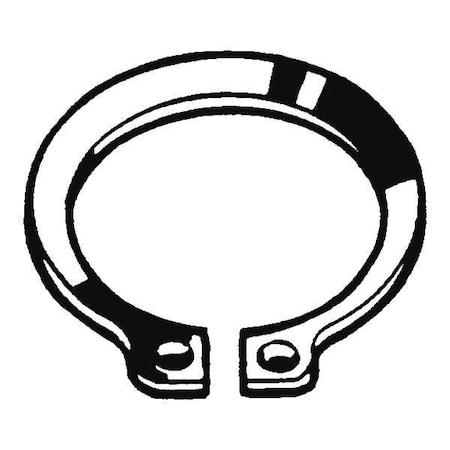 External Retaining Ring for Shaft, Steel, Plain Finish, 50 PK MPN:M36000.026.0001