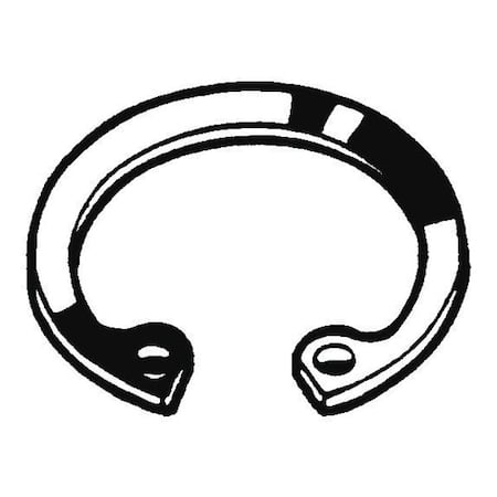 Internal Retaining Ring, Steel, Plain Finish, 50 mm Bore Dia., 25 PK MPN:M36050.050.0001