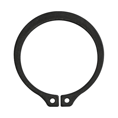 Snap Ring, Spring Steel Black Phosphate Finish, 6 in Shaft Dia MPN:SH-550