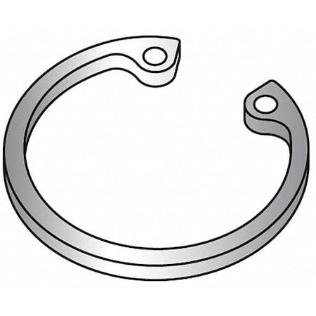 Internal Retaining Ring, Steel, Plain Finish, 5 1/2 in Bore Dia. MPN:U36050.550.0001