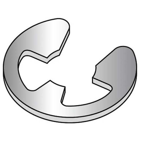 External-E Retaining Ring, Steel, Plain Finish, 50 PK MPN:U36200.021.0001
