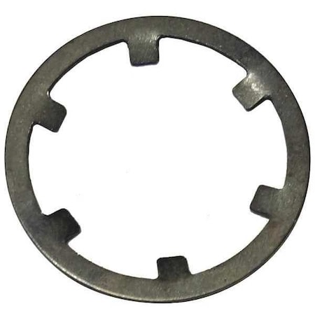 External Self-Locking Push-On Retaining Ring, Steel, Plain Finish, 50 PK MPN:U36230.056.0001