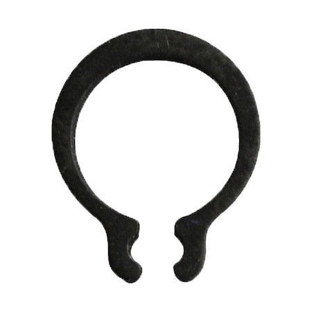 Snap Ring, Spring Steel Black Phosphate Finish, 27 mm Shaft Dia, 10 PK MPN:WWG-DSH027