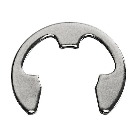 E-Clip, Stainless Steel, Plain Finish, 1/2 in Shaft Dia, 10 PK MPN:WWG-E037SS