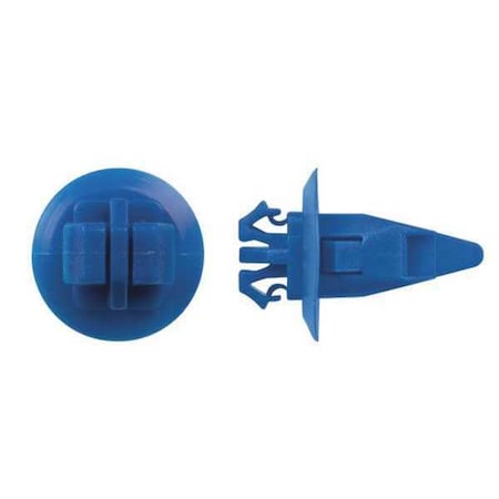 Push-In Rivet, Dome Head, 11/32 in Dia., 17 mm L, Nylon Body, 10 PK MPN:10113PK