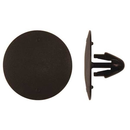 Push-In Rivet, Dome Head, 7 mm Dia., 12 mm L, Nylon Body, 15 PK MPN:10141PK