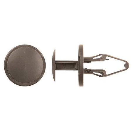 Push-In Rivet, Dome Head, 8.5 mm Dia., 22 mm L, Nylon Body, 25 PK MPN:10374PK