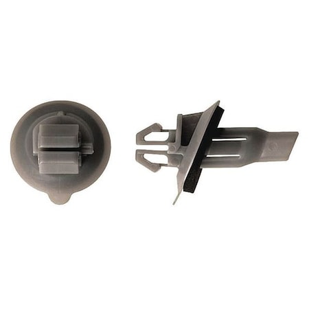 Push-In Rivet, Dome Head, 15/16 in Dia., 20 mm L, Nylon Body, 10 PK MPN:10396PK