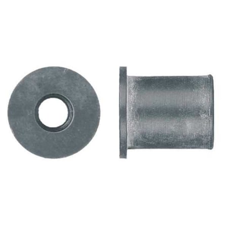 Rivet Nut, M6-1.00, Rubber, Plain, 10 PK MPN:1284PK