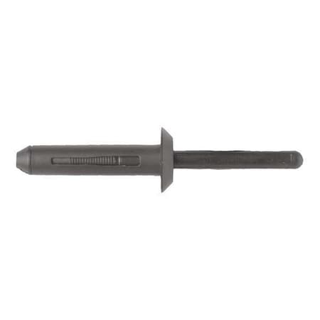 Blind Rivet, Dome Head, 1/4 in Dia., 1-1/8 in L, Nylon Body, 25 PK MPN:1390PK