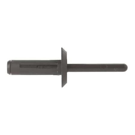 Blind Rivet, Dome Head, 9/32 in Dia., 1 in L, Nylon Body, 25 PK MPN:1467PK