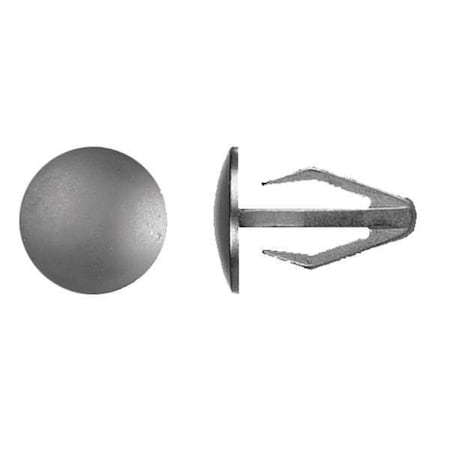 Push-In Rivet, Dome Head, 6 mm Dia., 16 mm L, Nylon Body, 50 PK MPN:1634PK