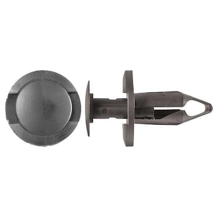Push-In Rivet, Dome Head, 8 mm Dia., 20 mm L, Nylon Body, 25 PK MPN:1860PK