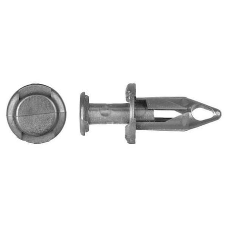 Push-In Rivet, Dome Head, 8 mm Dia., 20 mm L, Nylon Body, 25 PK MPN:1861PK