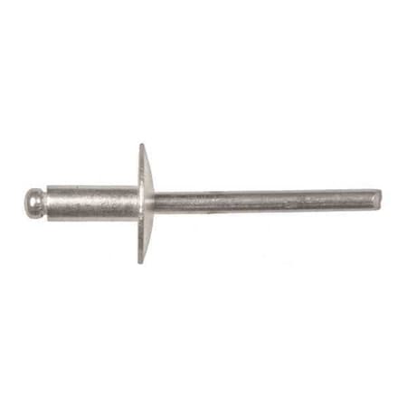 Blind Rivet, Dome Head, 3/16 in Dia., 13/32 in L, Aluminum Body, 50 PK MPN:1903PK