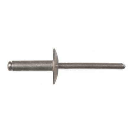 Blind Rivet, Dome Head, 3/16 in Dia., 21/32 in L, Aluminum Body, 50 PK MPN:1905PK