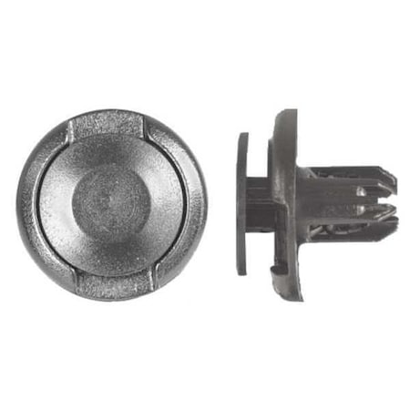 Push-In Rivet, Dome Head, 8 mm Dia., 11 mm L, Nylon Body, 25 PK MPN:2128PK