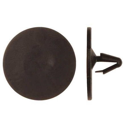 Push-In Rivet, Dome Head, 6.3 mm Dia., 12.5 mm L, Nylon Body, 50 PK MPN:2167PK