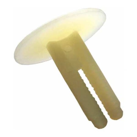 Push-In Rivet, Dome Head, 0.281 in Dia., 7/32 in L, Nylon Body, 20 PK MPN:27QB400250N
