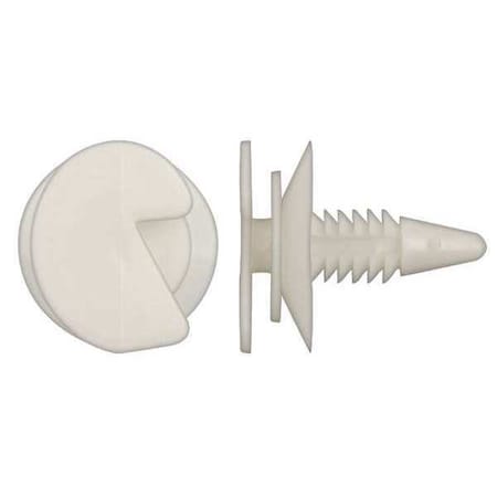 Push-In Rivet, Dome Head, 1/4 in Dia., 29/32 in L, Nylon Body, 50 PK MPN:5264PK