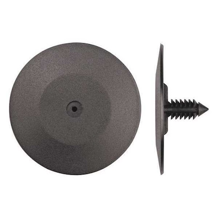 Push-In Rivet, Dome Head, 1/4 in Dia., 3/4 in L, Plastic Body, 25 PK MPN:5440PK