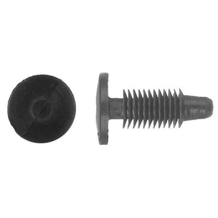 Push-In Rivet, Dome Head, 1/4 in Dia., 23/32 in L, Nylon Body, 50 PK MPN:5506PK