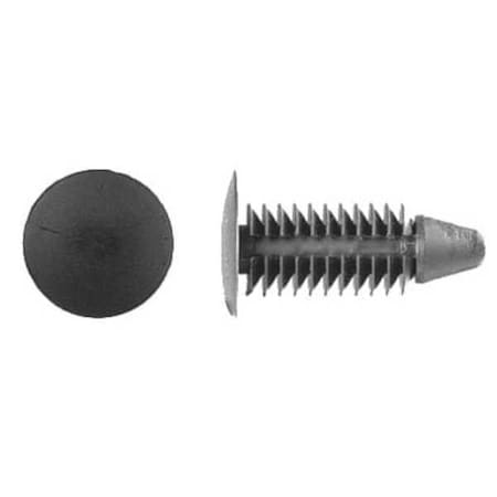 Push-In Rivet, Dome Head, 0.203 in Dia., 5/8 in L, Nylon Body, 50 PK MPN:5609PK