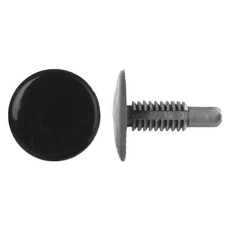 Push-In Rivet, Dome Head, 1/4 in Dia., 1 3/32 in L, Nylon Body, 50 PK MPN:5627PK