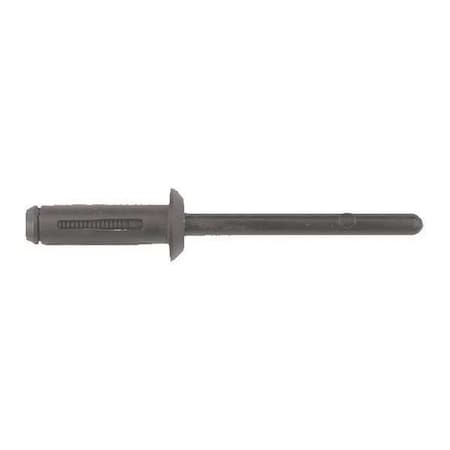 Blind Rivet, Dome Head, 3/16 in Dia., 3/4 in L, Nylon Body, 25 PK MPN:5768PK