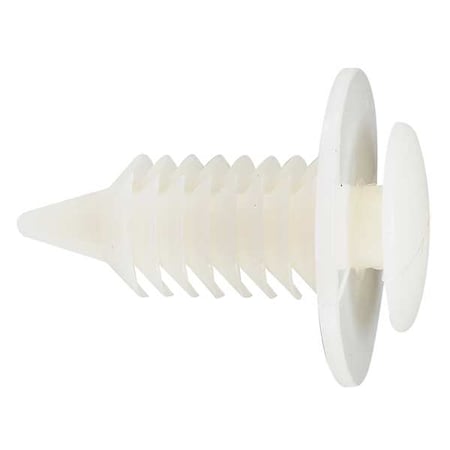 Push-In Rivet, Dome Head, 0.34375 in Dia., 3/4 in L, Nylon Body, 50 PK MPN:5RKL9