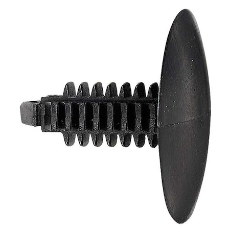Push-In Rivet, Dome Head, 5.1 mm Dia., 11/16 in L, Nylon Body, 100 PK MPN:5RKV7