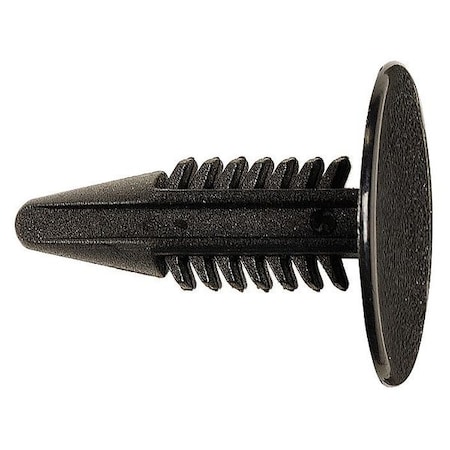 Push-In Rivet, Dome Head, 0.7813 in Dia., 469/500 in L, Plastic Body, 25 PK MPN:5RKW1