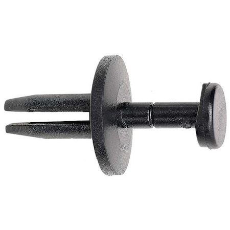 Push-In Rivet, Flat Head, Nylon Body, 50 PK MPN:5ZDR4