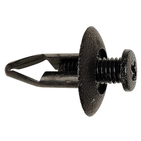Push-In Rivet, Flat Head, Nylon Body, 15 PK MPN:5ZDU1