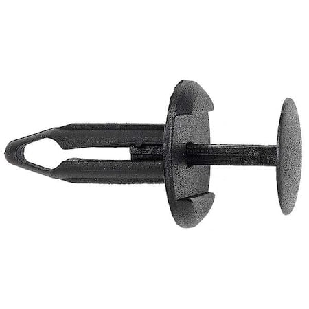Push-In Rivet, Flat Head, 3/4 in L, Nylon Body, 50 PK MPN:5ZLT0