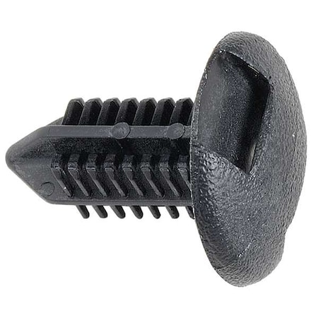 Push-In Rivet, Dome Head, 8 mm Dia., 16 mm L, Nylon Body, 15 PK MPN:5ZLW9