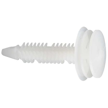 Push-In Rivet, Dome Head, 40.3 mm L, Nylon Body, 25 PK MPN:5ZLY3