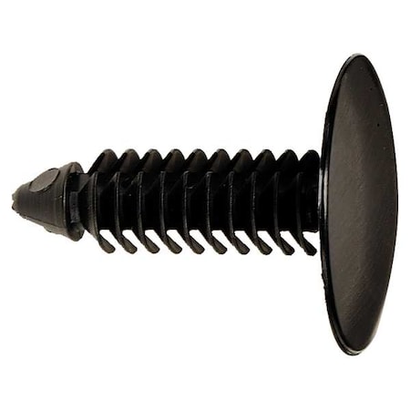 Push-In Rivet, Dome Head, 7.5 mm Dia., 25 mm L, Nylon Body, 25 PK MPN:5ZLZ6