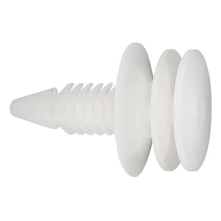 Push-In Rivet, Dome Head, 20.63 mm L, Nylon Body, 50 PK MPN:5ZMC5