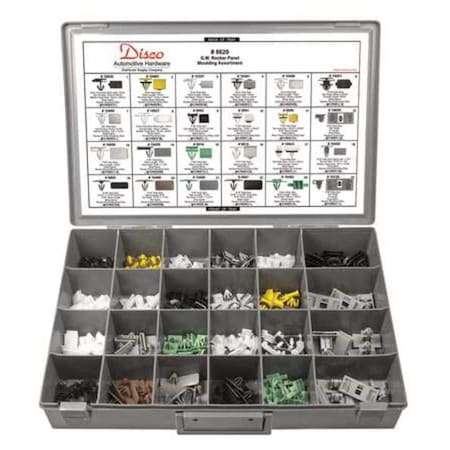 GM Rocker Panel Assortment, 220 pcs MPN:8620