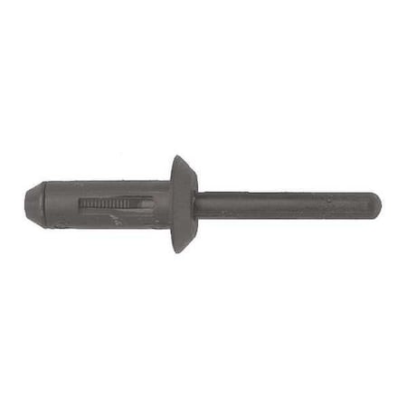 Blind Rivet, Dome Head, 17/64 in Dia., 3/4 in L, Nylon Body, 25 PK MPN:9054PK
