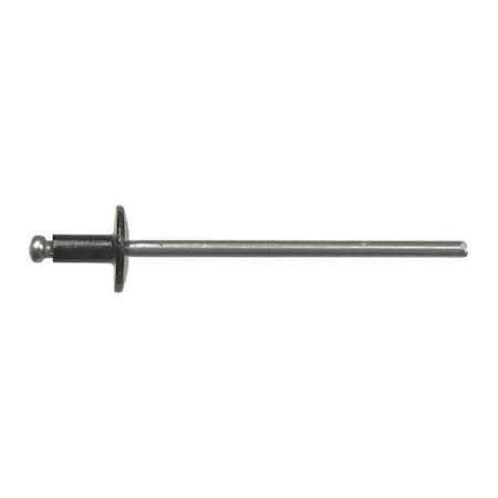 Blind Rivet, Dome Head, 1/8 in Dia., 3/8 in L, Aluminum Body, 50 PK MPN:9118PK