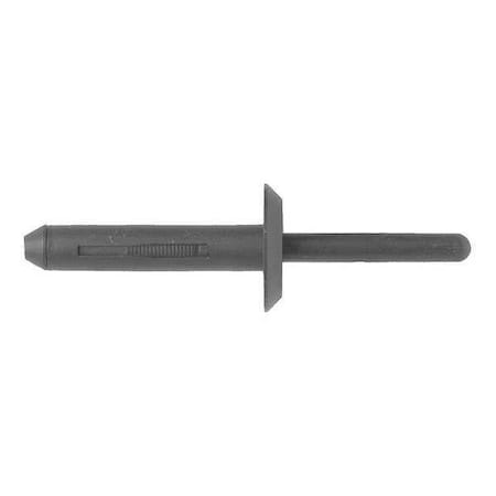 Blind Rivet, Dome Head, 1/4 in Dia., 1-1/4 in L, Nylon Body, 25 PK MPN:9128PK