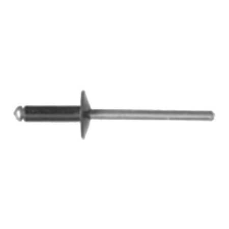 Blind Rivet, Dome Head, 5/32 in Dia., 5/8 in L, Aluminum Body, 25 PK MPN:9277PK